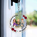 Not Sisters By Blood But Sisters By Heart - Gift For Besties - Personalized Acrylic Keychain