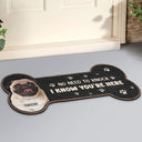 Custom Photo No Need To Knock - Gift For Pet Lovers - Personalized Custom Shaped Doormat