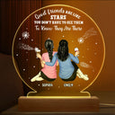 Good Friends Like Stars - Gift For Besties, BFF Best Friends, Sisters - Personalized 3D Led Light Wooden Base