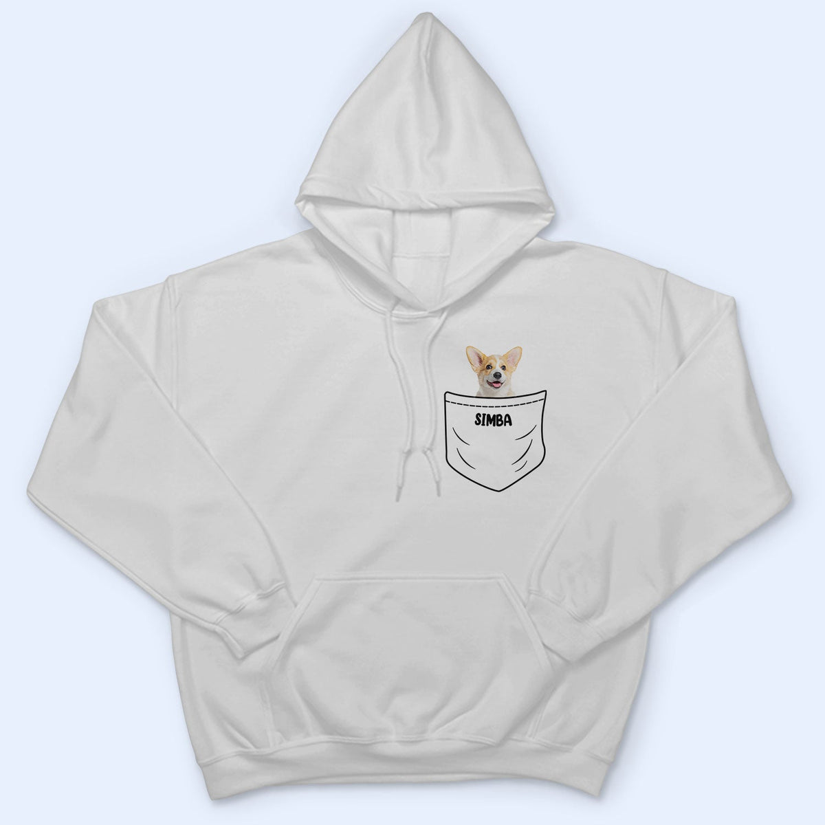 Custom Photo Dog Cat Pocket - Gift For Pet Lovers - Personalized T Shirt