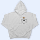 Custom Photo Dog Cat Pocket - Gift For Pet Lovers - Personalized T Shirt