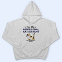 Professional Cat Servant Cartoon Cats Walking - Gift For Cat Lovers - Personalized T Shirt