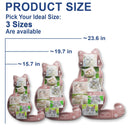 Coussin photo personnalisé en forme de chat - Cadeau pour les amoureux des chats, mamans et papas chats - Coussin personnalisé en forme de chat