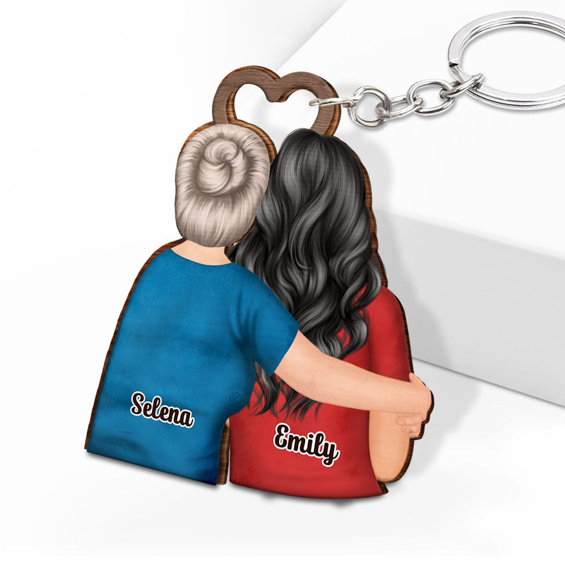 I Need To Say I Love You - Loving, Birthday Gift For Mom, Mother, Grandma, Grandmother - Personalized Cutout Wooden Keychain 2 Sides