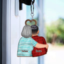 I Need To Say I Love You - Loving, Birthday Gift For Mom, Mother, Grandma, Grandmother - Personalized Cutout Wooden Keychain 2 Sides