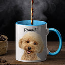 Custom Photo Dog Cat - Gift For Pet Lovers - Personalized Accent Mug