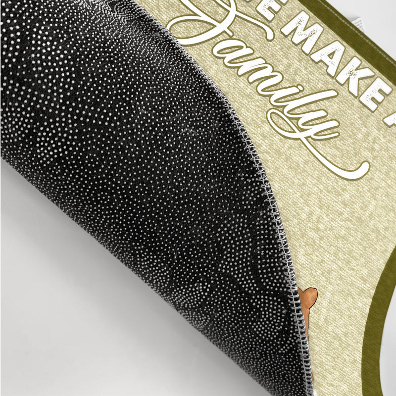 Together We Make A Family - Gift For Family, Couples - Personalized Doormat