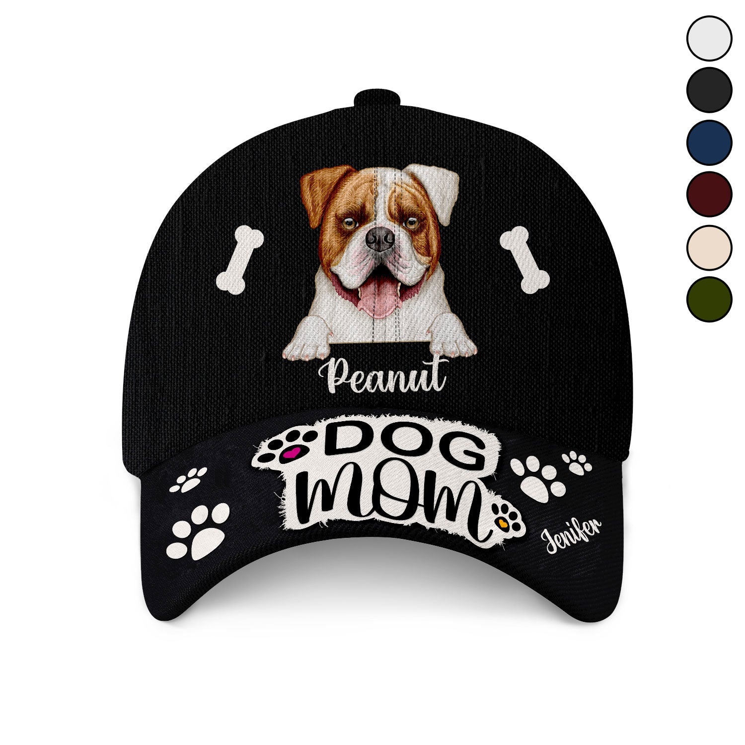 Dog Mom Mum Mama - Gift For Dog Lovers - Personalized Classic Cap