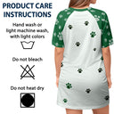 Maman chat - Cadeau d'anniversaire pour les amoureux des chats - T-shirt de nuit personnalisé pour femme