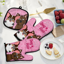 The Secret Ingredient Is Dog Hair - Gift For Dog Lovers - Personalized Oven Mitts, Pot Holders