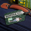 Custom Photo Collect Moments Not Things - Gift For Travellers, Travelling Lovers, Him, Her - Personalized Luggage Tag