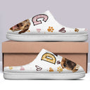 Custom Photo Dog Mom Dog Dad Cat Mom Cat Dad - Gift For Pet Lovers - Personalized Fluffy Slippers