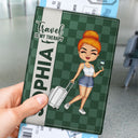 Collect Moments Not Things - Gift For Travellers, Travelling Lovers, Him, Her - Personalized Passport Cover, Passport Holder