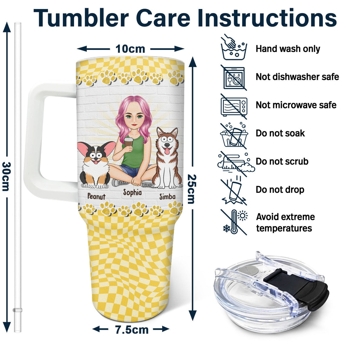 In My Dog Mom Era - Birthday, Loving Gift For Dog Lovers - Personalized 40oz Tumbler With Straw