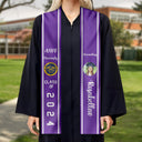 Custom Photo Congrats Graduation - Graduation Gift - Personalized Stoles