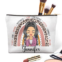 Enseigner, aimer, inspirer – Cadeau pour les enseignants – Trousse de maquillage personnalisée