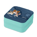 Motifs de chiens et de chats mignons - Cadeau d'anniversaire ou d'amour pour les amoureux des animaux, les mamans de chiens et de chats - Coffret à bijoux personnalisé