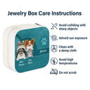 Motifs de chiens et de chats mignons - Cadeau d'anniversaire ou d'amour pour les amoureux des animaux, les mamans de chiens et de chats - Coffret à bijoux personnalisé