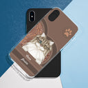Motif esthétique de chiens et de chats mignons - Cadeau d'anniversaire ou d'amour pour les amoureux des animaux, les mamans de chiens et de chats - Coque de téléphone transparente personnalisée