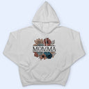 Floral Mama Nana Title - Birthday, Loving Gift For Mother, Mom, Grandma, Grandmother - Personalized T Shirt