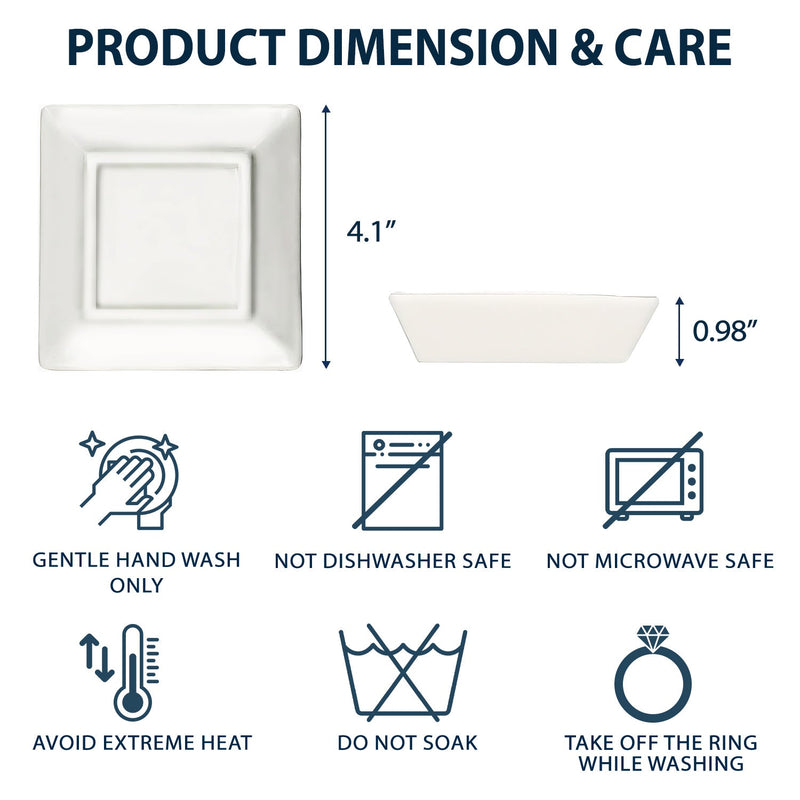 Mama Bear Floral Style - Birthday, Loving Gift For Mom, Mother, Grandma, Grandmother - 3D Inflated Effect Printed Dish, Personalized Ring Dish