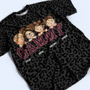 Leopard Mama Title - Birthday, Loving Gift For Mom, Mother, Grandma, Grandmother - Personalized Full Print T Shirt