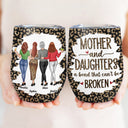 Like Mother Like Daughter Leopard Pattern - Gift For Mom, Daughters - Personalized Wine Tumbler