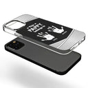 This Grandpa Daddy Belongs To - Gift For Dad, Father, Grandfather - Metal Effect Printed, Personalized Clear Phone Case