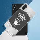 This Grandpa Daddy Belongs To - Gift For Dad, Father, Grandfather - Metal Effect Printed, Personalized Clear Phone Case