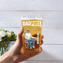 Surviving Fatherhood One Beer At A Time - Gift For Dad, Father - Personalized Beer Glass