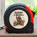 Papa Bear - Gift For Dad, Father, Grandfather, Grandpa - Personalized Tape Measure