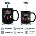 This Grandpa Daddy Belongs To - Gift For Dad, Father, Grandfather - Personalized Black Mug