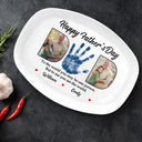 Custom Photo Dad You Are The World - Personalized Plate