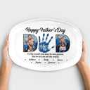 Custom Photo Dad You Are The World - Personalized Plate
