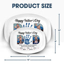 Custom Photo Dad You Are The World - Personalized Plate