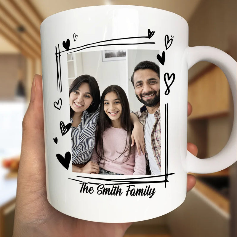 Custom Photo Stepdad Bonus Dad We're Not Biologically Related - Personalized Mug
