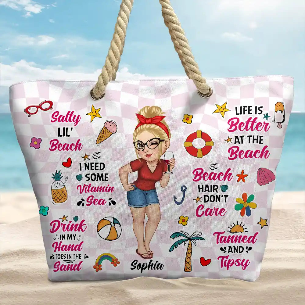 Retro beach bag on sale