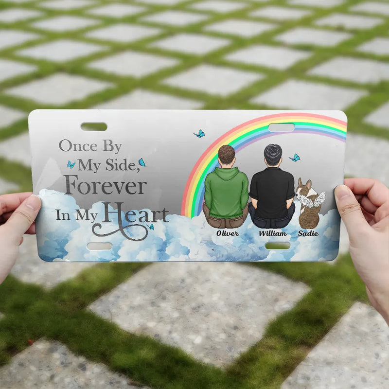 Memorial Pet I'll Carry You With Me - Personalized License Plate