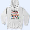 Warning Girls Trip In Progress - Personalized T Shirt