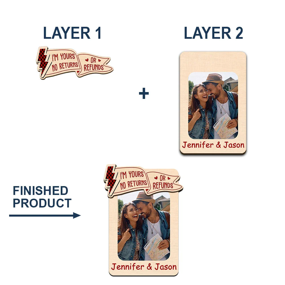 Custom Photo You & Me We Got This - Personalized Custom Shaped Car Visor Clip