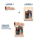 Custom Photo You & Me We Got This - Personalized Custom Shaped Car Visor Clip