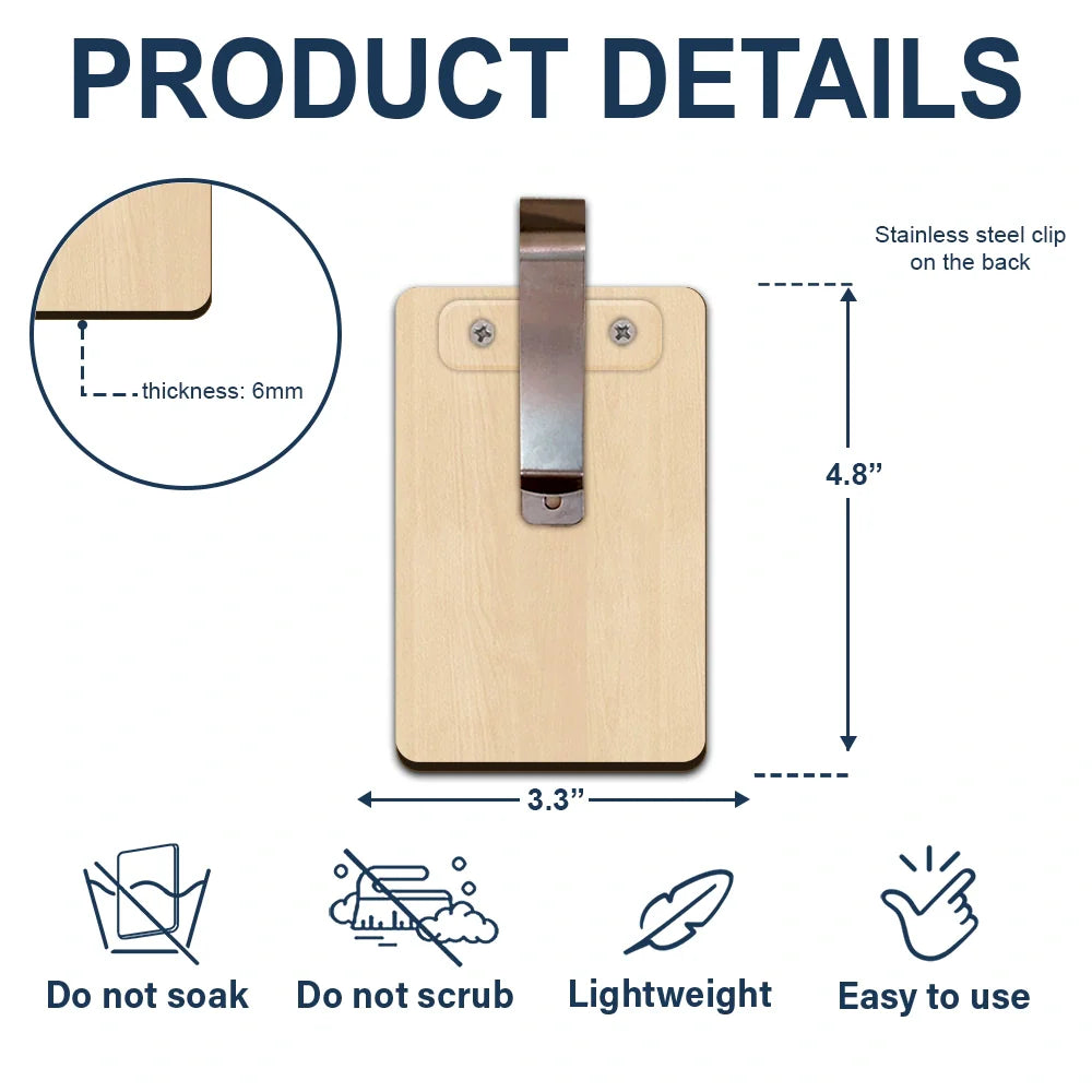 Custom Photo You & Me We Got This - Personalized Custom Shaped Car Visor Clip