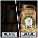 Custom Photo Your Light Will Shine In My Heart - Personalized Mason Jar Light