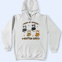 Mom Of Spoiled Rotten Cats - Personalized T Shirt