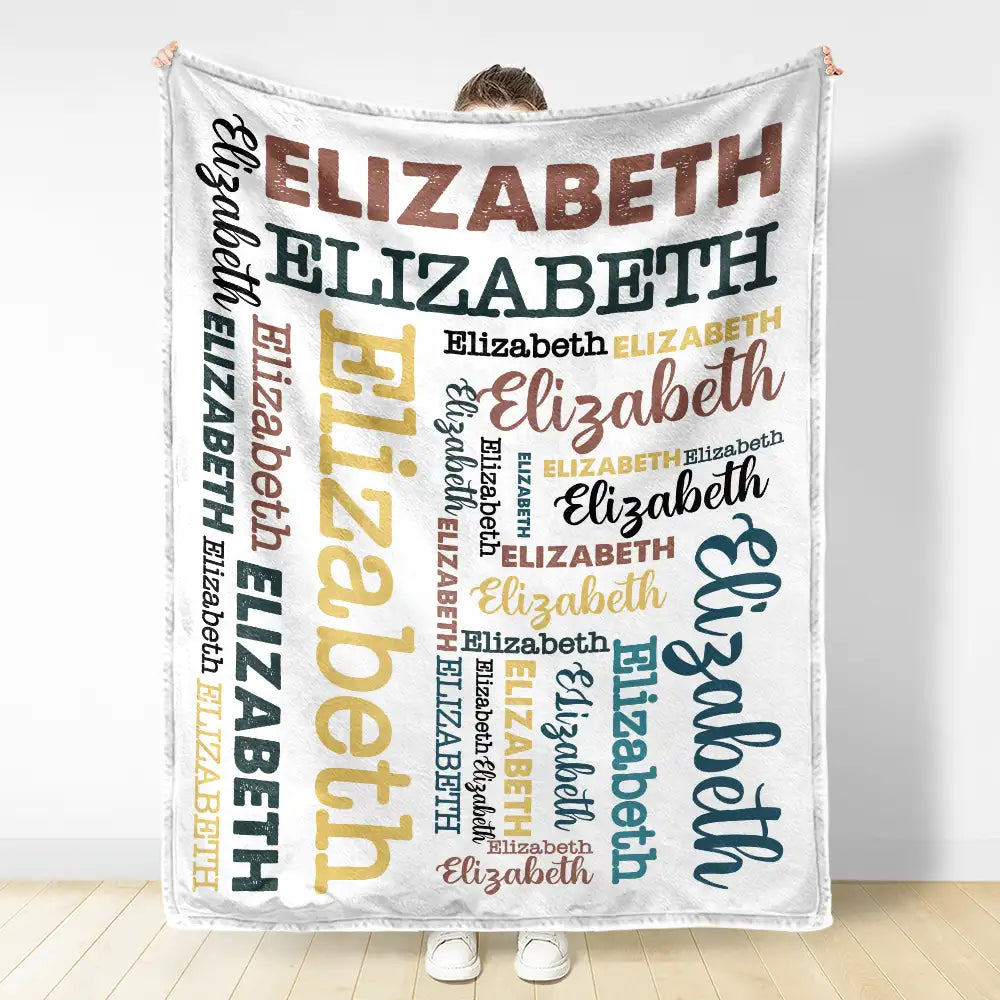 Prénoms de bébé et enfant : couverture polaire personnalisée, couverture sherpa 