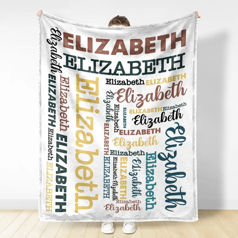 Prénoms de bébé et enfant : couverture polaire personnalisée, couverture sherpa 