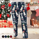 Dog Lovers - Feliz Navidog Merry Woofmas Funny Cartoon Dogs - Personalized Pajama Pants