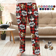 Custom Photo,Dog Lovers,Dog Mom,Dog Dad,Gift For Yourself,Happy - Custom Photo I'm A Dog Person - Personalized Pajama Pants