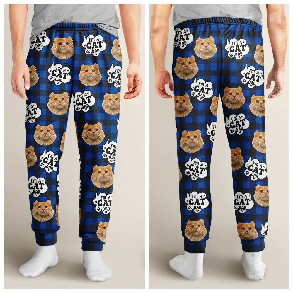 Cat Lovers - Custom Photo I'm A Cat Person - Personalized Pajama Pants