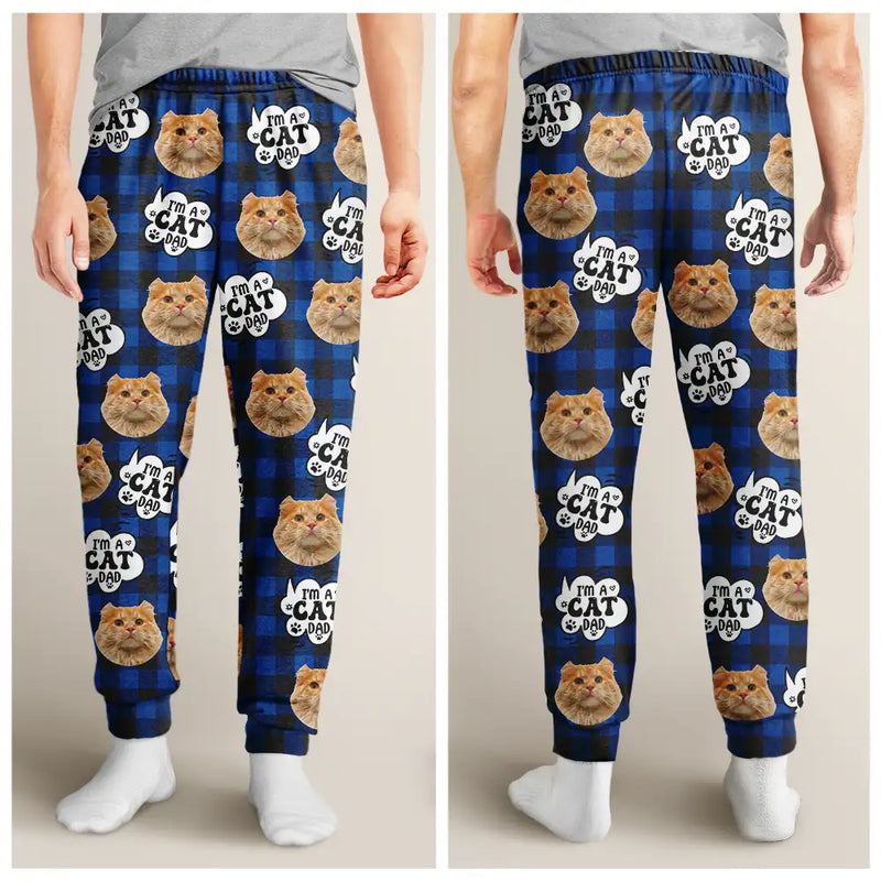 Cat Lovers - Custom Photo I'm A Cat Person - Personalized Pajama Pants
